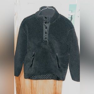 Athleta Sherpa button jacket, size small.